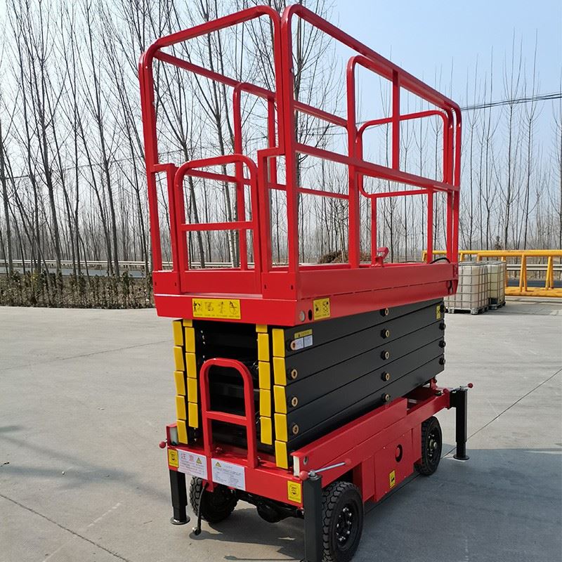 Warehouse Towable Scissor Lift factory